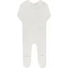 Ely's & Co. Ribbed Embroidered Collar Collection In White