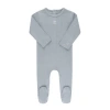 Ely's & Co. Kids'  Squiggle Pointelle Collection In Blue