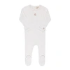 Ely's & Co. Kids'  Squiggle Pointelle Collection In Girls Cream