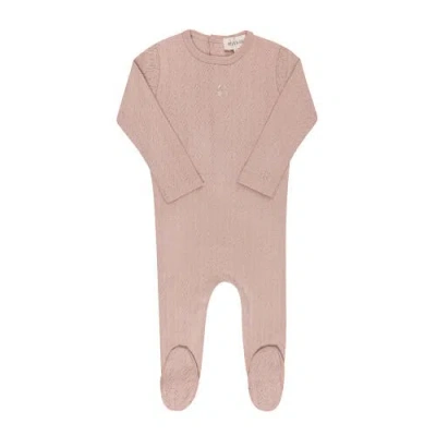 Ely's & Co. Squiggle Pointelle Collection In Pink