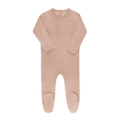 Ely's & Co. Kids'  Velour Center Floral Collection In Pink