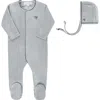 Ely's & Co. Kids'  Velour Embroidered Bird & Butterfly Collection In Blue