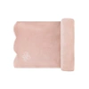 Ely's & Co. Velour Embroidered Bird & Butterfly Collection In Pink