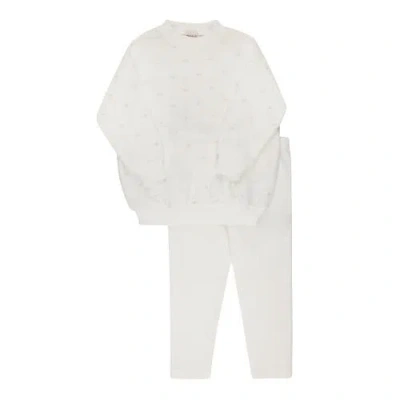 ELY'S & CO. ELY'S & CO. VELOUR EMBROIDERED FLORAL COLLECTION- LOUNGE SET
