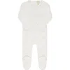 Ely's & Co. Kids'  Velour Embroidered Floral Collection In Neutral
