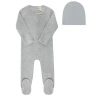 Ely's & Co. Kids'  Velour Embroidered Floral Collection In Blue