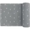 Ely's & Co. Velour Leaf Pattern Collection In Gray