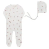 Ely's & Co. Velour Leaf Pattern Collection In Multi