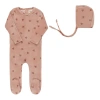 Ely's & Co. Babies'  Velour Leaf Pattern Collection In Multi