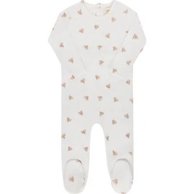 Ely's & Co. Babies'  Velour Leaf Pattern Collection In Multi