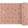 Ely's & Co. Velour Leaf Pattern Collection In Pink