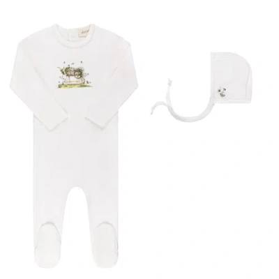 Ely's & Co. Kids'  Watercolor Cradle Collection In White