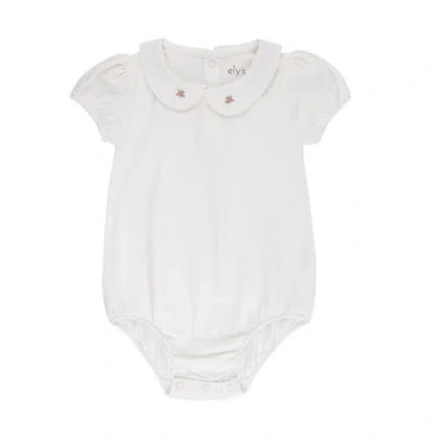 Ely's & Co. Babies'  Wide Rib Cotton In White