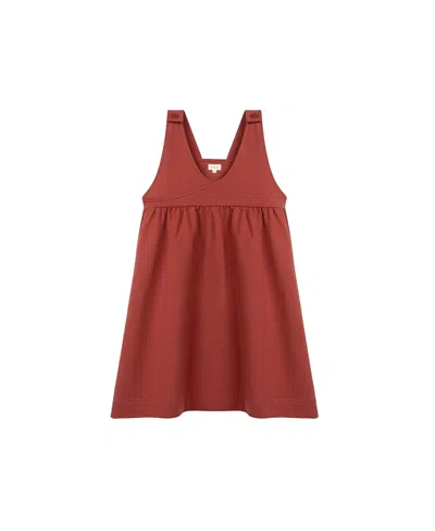 Ely's & Co. Kids'  Cotton Floral Plaid Collection In Brown