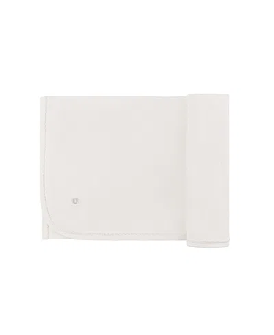 Ely's & Co. Heart And Star Button Pointelle Collection Blanket - Baby In White