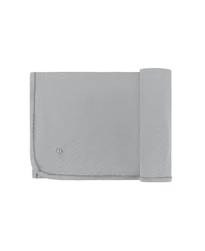 Ely's & Co. Heart And Star Button Pointelle Collection Blanket - Baby In Gray
