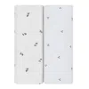 Ely's & Co. Patent Pending Waterproof Crib Sheet In Blue Berry  Cluster Dot