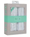Ely's & Co. Patent Pending Waterproof Crib Sheet In Blue Stripes  Splash