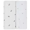 Ely's & Co. Patent Pending Waterproof Crib Sheet In Lavender Berry  Cluster Dot