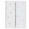 Ely's & Co. Patent Pending Waterproof Crib Sheet In Sage Berry  Cluster Dot
