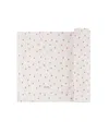 Ely's & Co. Ribbed Cotton Zipper Blanket Collection In Floral Pin Dot