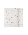 Ely's & Co. Ribbed Cotton Zipper Blanket Collection In Ivory/blue Berry