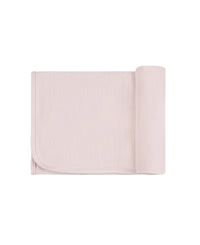 Ely's & Co. Unisex Baby French Terry Blanket - Bear Collection In Pink
