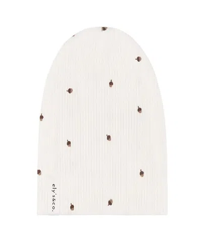 Ely's & Co. Unisex Cotton Ribbed Beanie - Baby In Acorn