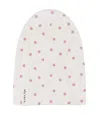 Ely's & Co. Unisex Cotton Ribbed Beanie - Baby In Floral Pin Dot