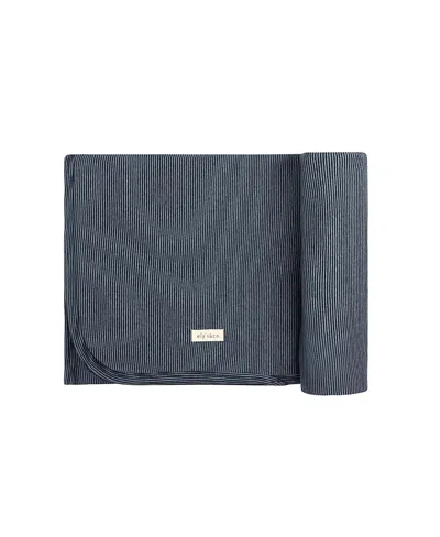 Ely's & Co. Unisex French Terry Autumn Kids Collection Blanket - Baby In Blue