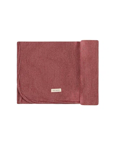 Ely's & Co. Unisex French Terry Autumn Kids Collection Blanket - Baby In Pink
