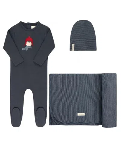 Ely's & Co. Unisex French Terry Autumn Kids Collection Take Me Home Set - Baby In Black