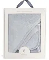 Ely's & Co. Unisex Hooded Towel & Washcloth - Baby In Blue