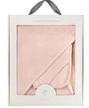 Ely's & Co. Hooded Towel & Washcloth In Blush