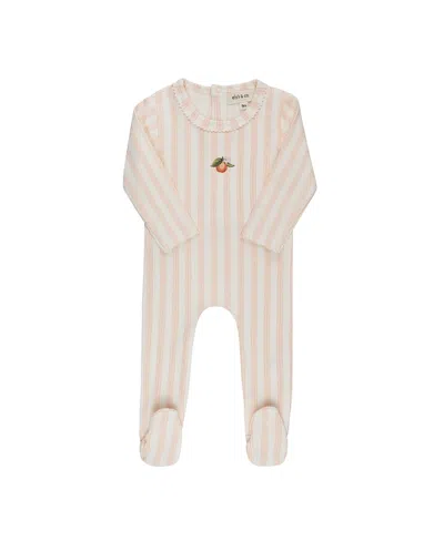 Ely's & Co. Unisex Lemon Peach Collection Footie - Baby In Neutral