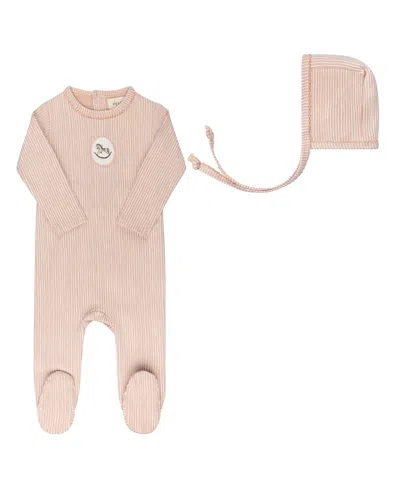 Ely's & Co. Unisex Rocking Horse Collection Footie + Bonnet - Baby In Multi