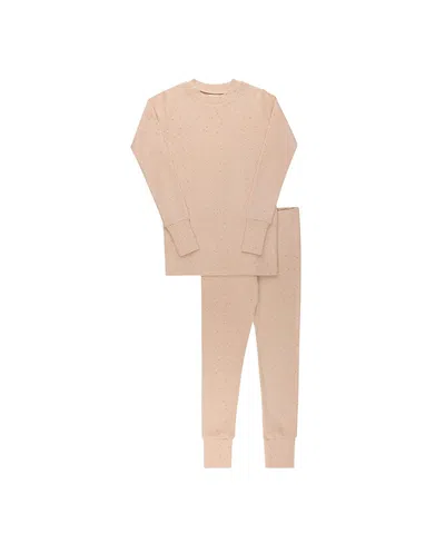 Ely's & Co. Unisex Speckled Bunny Collection Pajamas - Baby, Little Kid And Big Kid In Pink