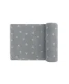 Ely's & Co. Velour Leaf Pattern Collection In Gray