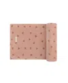 Ely's & Co. Velour Leaf Pattern Collection In Pink