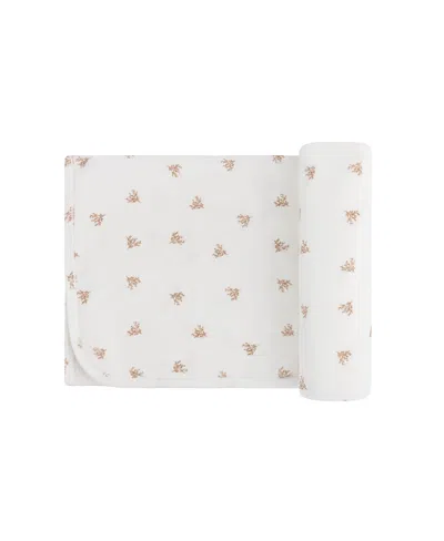 ELY'S & CO. UNISEX VELOUR LEAF PATTERN COLLECTION BLANKET -BABY
