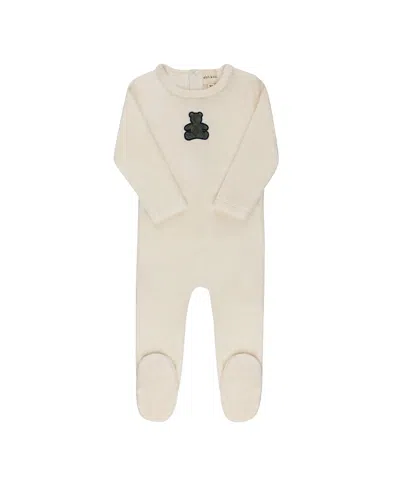 Ely's & Co. Unisex Velour Plaid Bear Collection Footie - Baby In Multi