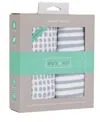 Ely's & Co. Waterproof Bassinet Sheet Set In Blue Stripes  Splash