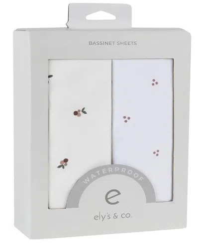 ELY'S & CO. UNISEX WATERPROOF BASSINET SHEET SET - BABY