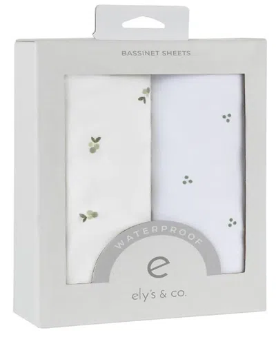 ELY'S & CO. UNISEX WATERPROOF BASSINET SHEET SET - BABY