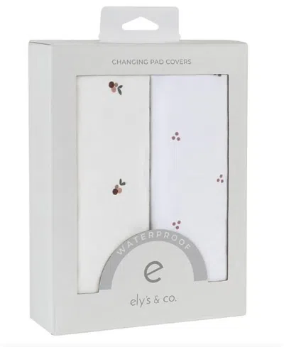 ELY'S & CO. WATERPROOF CHANGING PAD COVER CRADLE SHEET SET