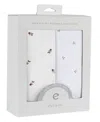 Ely's & Co. Waterproof Pack N Play Mini Portable Crib Sheet Set In Lavender Berry  Cluster Dot