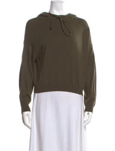 Pre-owned Elyse Walker Cashmere Crew Neck Sweater In Green