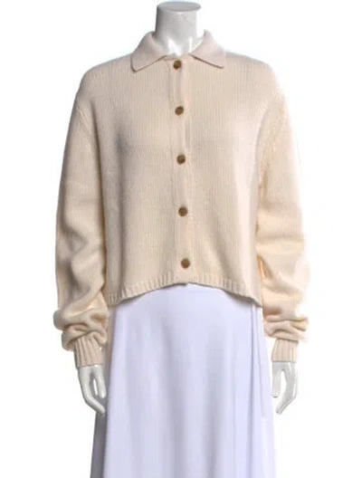 Pre-owned Elyse Walker Cashmere Crew Neck Sweater In Neutral