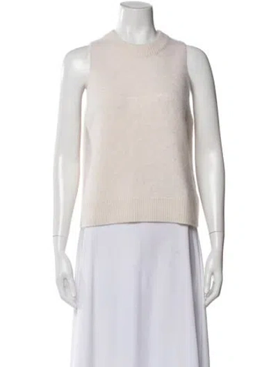 Pre-owned Elyse Walker Cashmere Crew Neck Sweater In Neutral