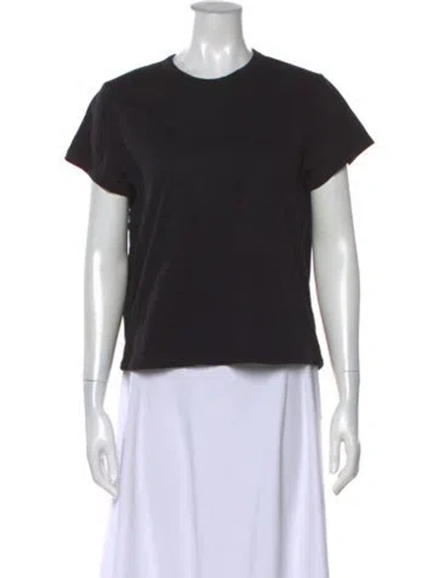 Pre-owned Elyse Walker Crew Neck Short Sleeve T-shirt In Black